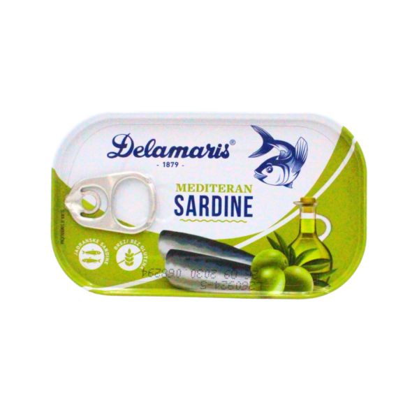 Sardina u maslinovom ulju 90g Delamaris
