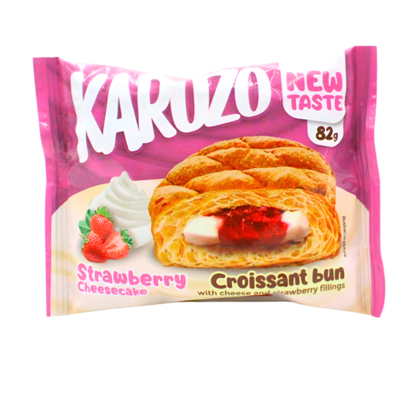 Kroasan jogurt krema sa jagodama 82g Karuzo